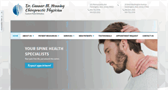 Desktop Screenshot of henningchiropractor.com