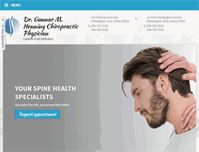 Tablet Screenshot of henningchiropractor.com